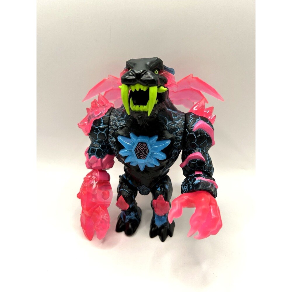 MrBeast Mr Beast Cryo Lab Mystery Black Neon Panther Creature 6.5" Action Figure